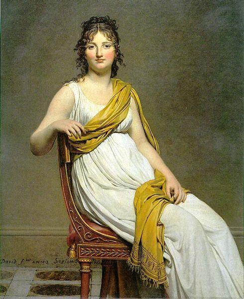 David, Jacques-Louis Madame Raymond de Verninac Sweden oil painting art
